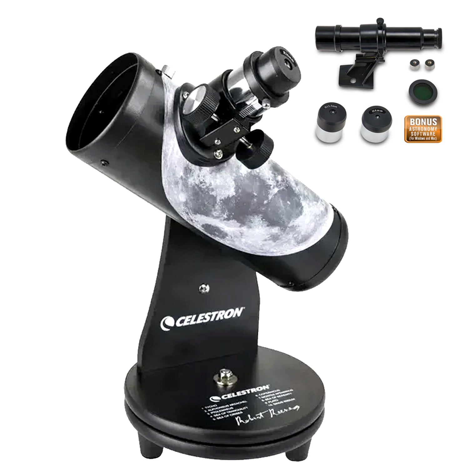 Telescopio FirstScope Moon Signature + Kit Accesorios