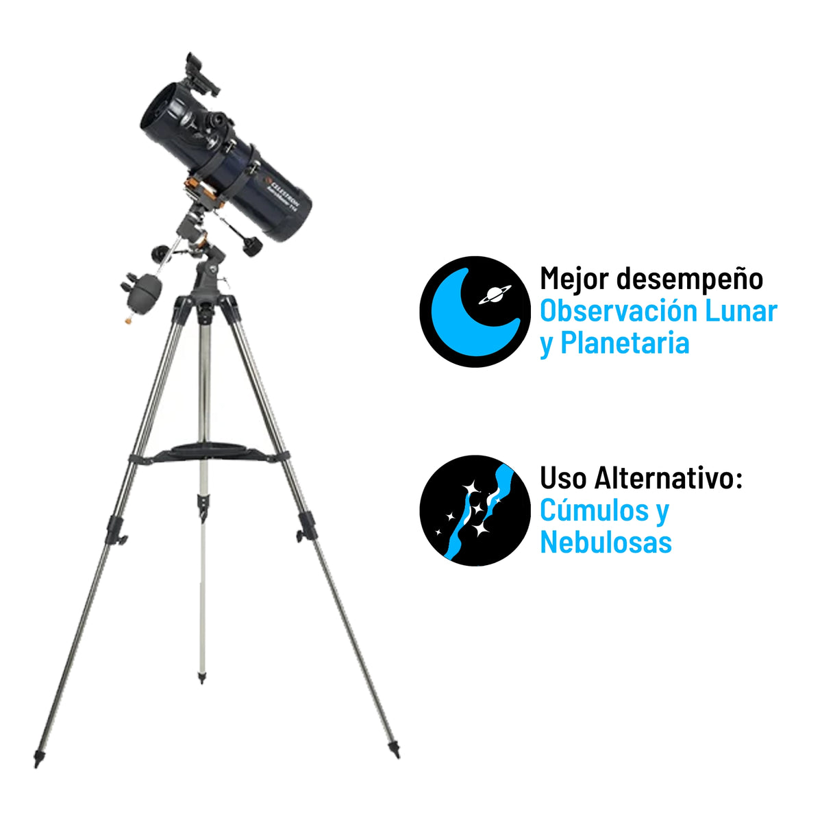 Telescopio Celestron Astromaster 114EQ