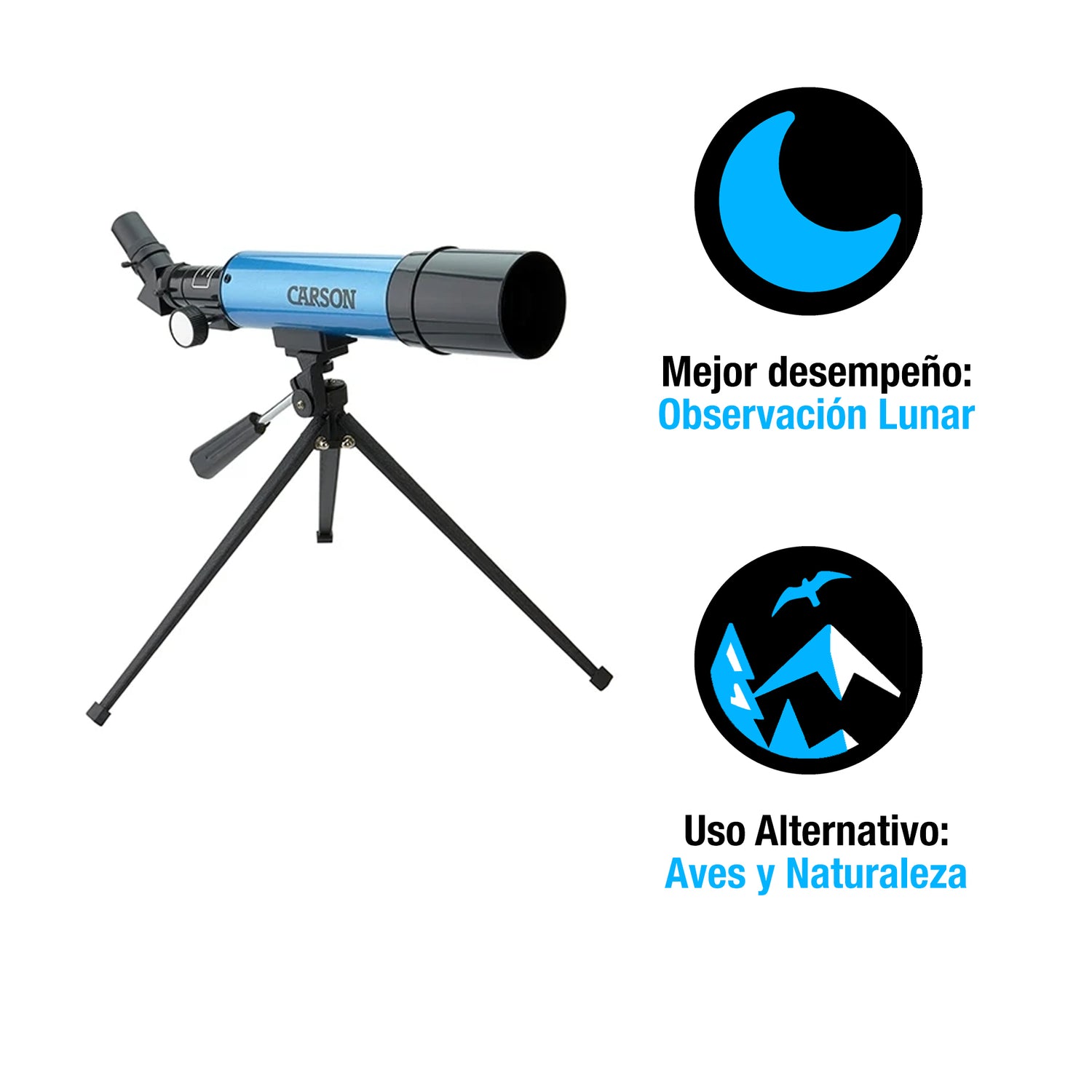 Telescopio Carson Aim 50