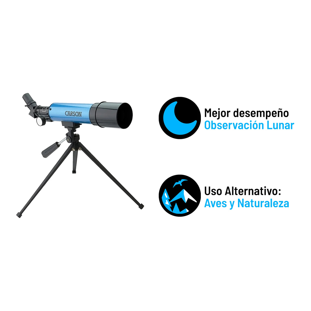 Telescopio Carson Aim 50