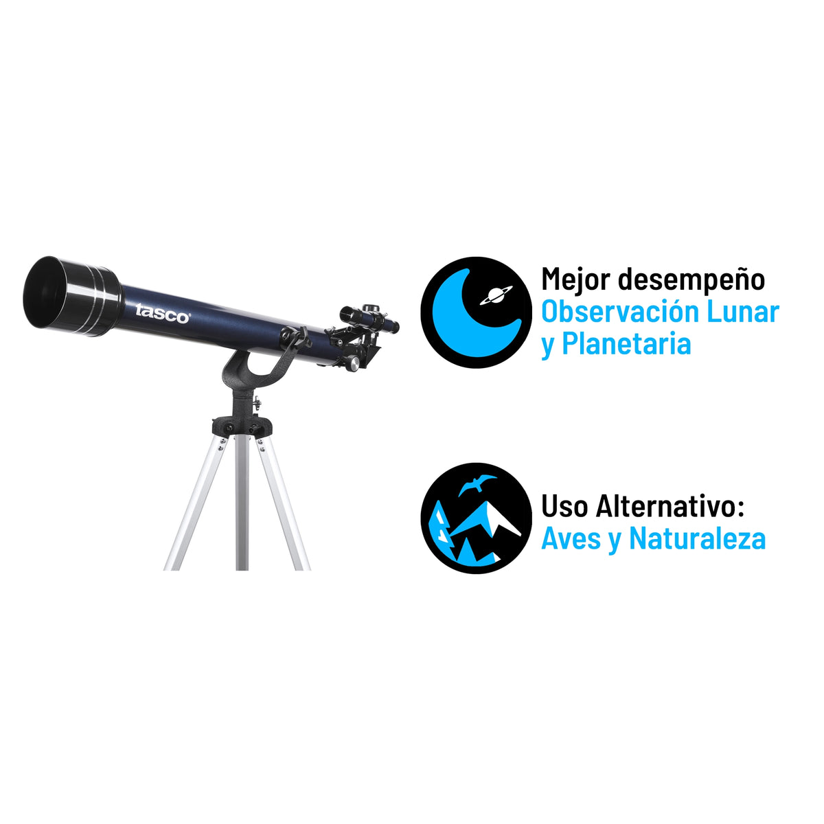 Telescopio Tasco Novice 60 + Puntero Láser y Planisferio