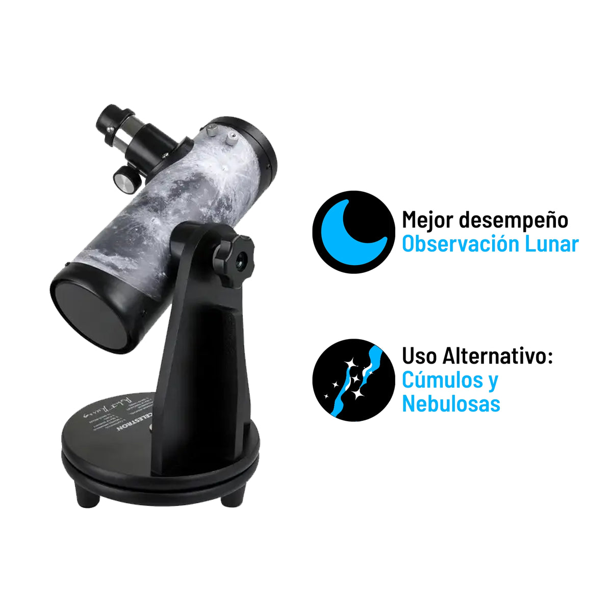 Telescopio Celestron FirstScope Moon Signature Series
