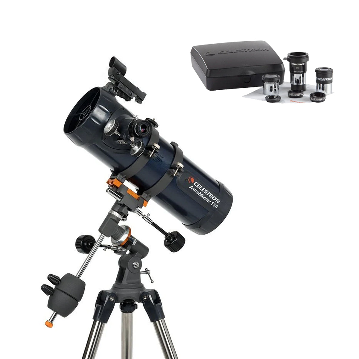 Telescopio Celestron Astromaster 114EQ + Kit Accesorios