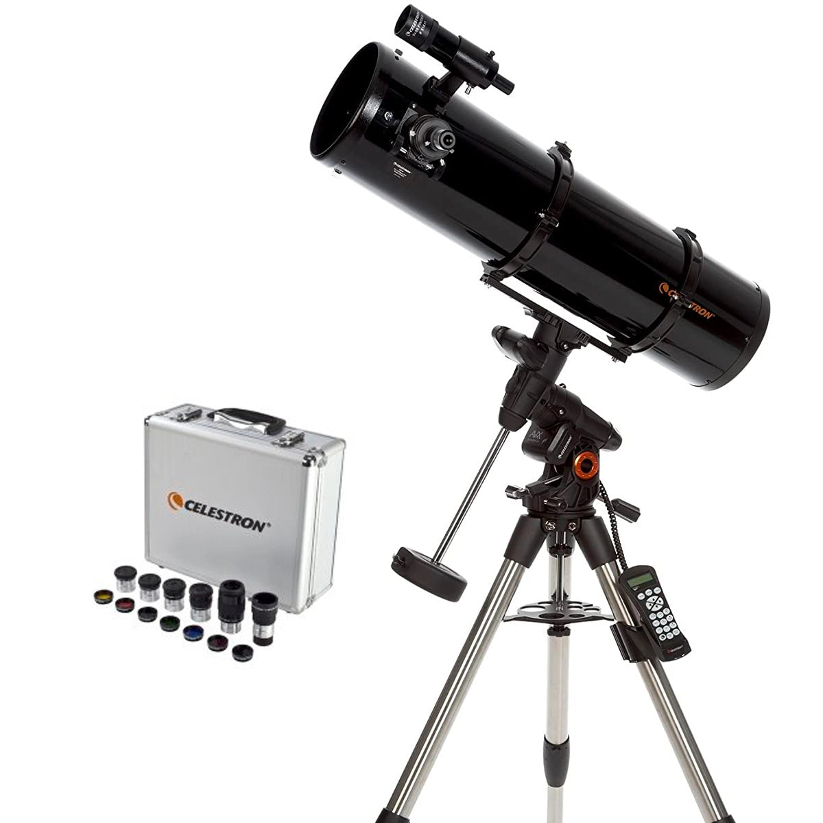 Telescopio Celestron Advanced VX 8 Newton + Kit de Oculares y Filtros 1.25