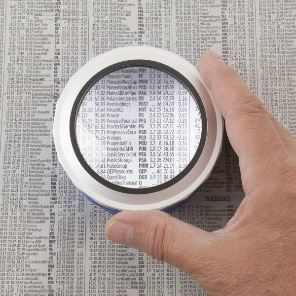 Lupa con luz LED Carson MagniTouch