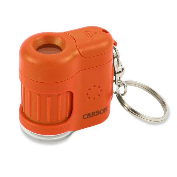 Microscopio de Bolsillo Carson MicroMini Naranja