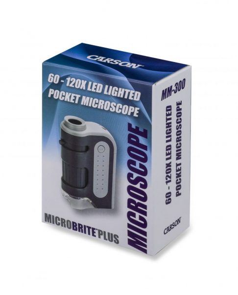 Microscopio de bolsillo Carson Microbrite Plus
