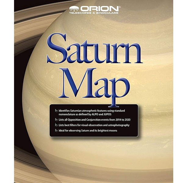Mapa y guía de observación de Saturno