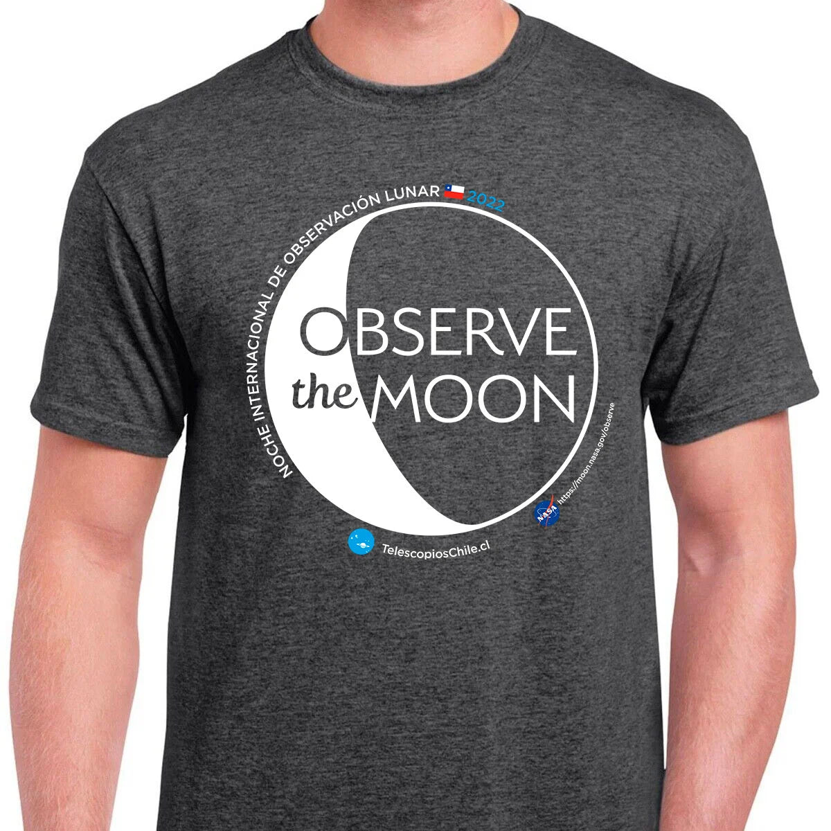 Polera Noche Internacional de Observación Lunar (M)