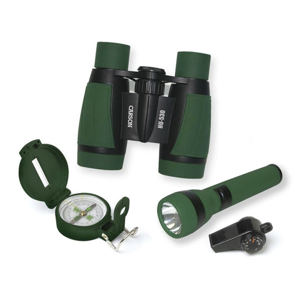 Set Binocular Infantil Carson Adventure Pack