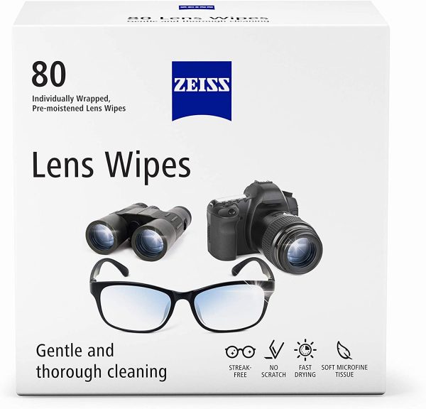 Toallas limpia lentes ZEISS 80 unidades