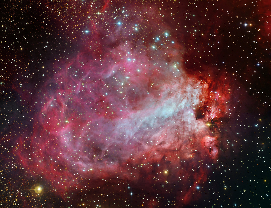 La Fábrica De Estrellas Messier 17 Telescopios Chile 2848